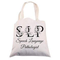 Speech Language Pathologist SLP Gift Tote Bag Women Student Graduation