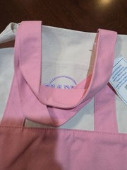 TRADER JOE- PINK BAG LIMITED EDITION TOTE SHOULDER BAG WITH SIDE POCKET