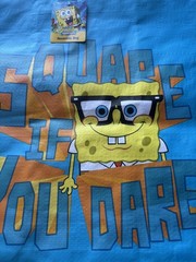 SpongeBob SquarePants Reusable Inspirational Themed Bag W/Handles. 18×13 In