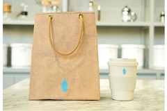 Blue Bottle Coffee x MAKOO Shopping Bag S & M Set Recycled Leather JAPAN NEW