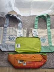Trader Joe’s Tote Bag Set of 3 Assorted Designs — Brand New Limited