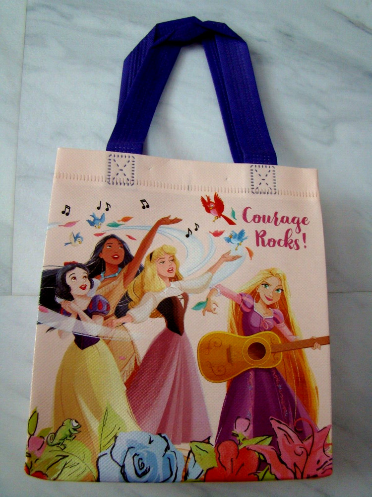 Mini Disney Princess Snow White, Pocahontas, Aurora & Rapunzel Shopping Gift Bag